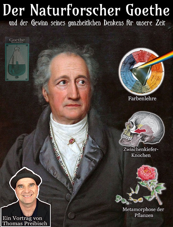 Goethe asl Forscher wissenschaftler wissenschaft newton farbenstreit darwin mensch abstammung verwandschaft