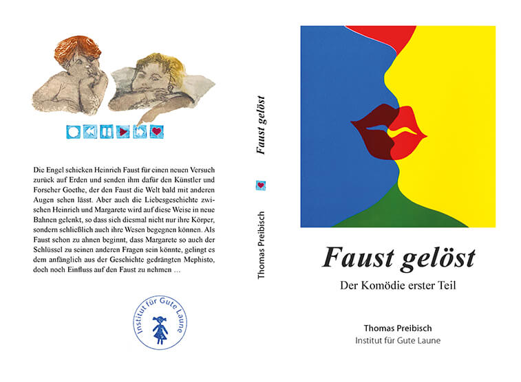 Buchcover doppelseite von Faust gelöst von Thomas Preibisch